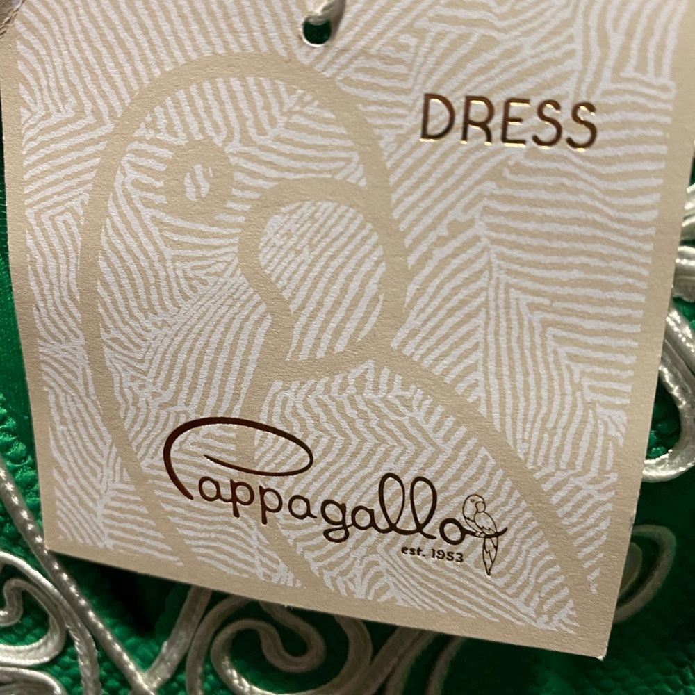 Pappagallo The Amaya dress v-neck stretch pique - Picture 3 of 12